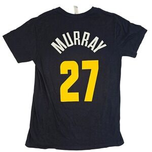 Player Tees Jamal Murray Denver Nuggets 27 Navy Blue Heavyweight T-Shirt Mens M